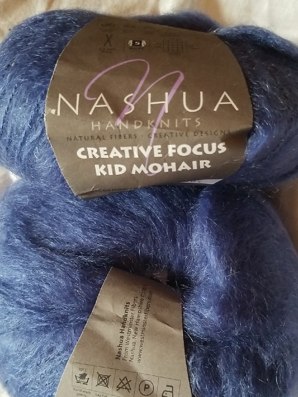 Nashua Handknits Creative Focus Kid Mohair - Deep Blue 6 Skeins
